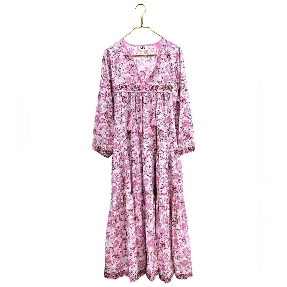 SLV Sur La Vague Primrose Tiered Caftan